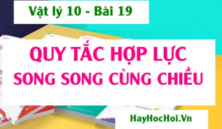 Quy tắc hợp lực song song cùng chiều, Công thức tính và Bài tập - Vật lý 10 bài 19